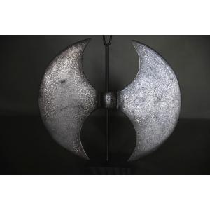 Persian Double-bladed Axe Head - Qajar Iran, 19th Century