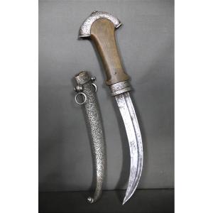 Moroccan Koumya Dagger With Lion Claw Blade - Morocco, 19th Century