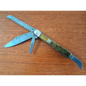 Multifunction Folding Knife - France, 19th Century