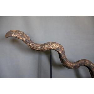 Carved Wooden Snake (naga), Panchami Naga Festival - Nepal, Mid-20th Century Or Earlier