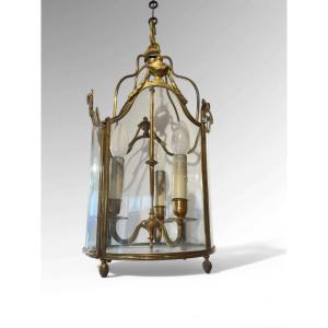 Louis XVI Period Gilt Bronze Vestibule Lantern