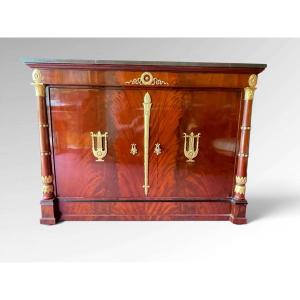 Chest Of Drawers With Doors Attributed To Alexandre Maigret. First Empire Period