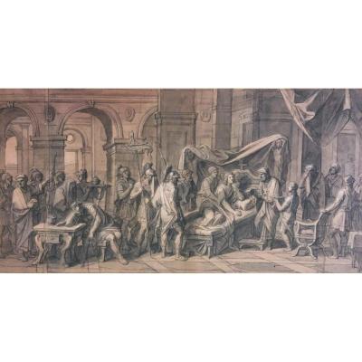 Verdier François "ggghkaaaaahj" Drawing With Black Chalk