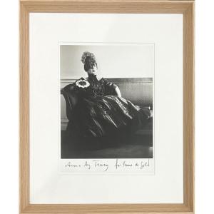 Karl Lagerfeld - Anna Piaggi - Silver Print - 1977