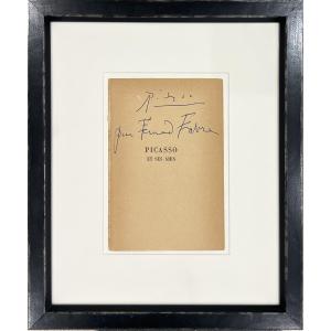 Pablo Picasso - Signed And Autographed Envelope - Fernand Fabre Collection