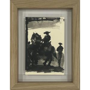 Pablo Picasso - Toros & Toreros VI - Dedication On Lithographed Card - (19)59
