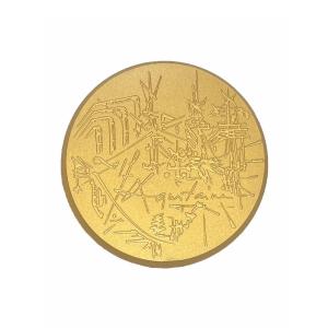 Georges Mathieu - Aquitaine - Gilded Florentine Bronze Medal