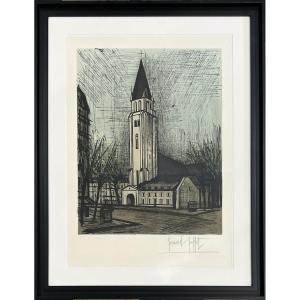 Bernard Buffet - Saint Germain-des-pres - Lithograph - 1965