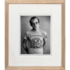 Timothy Greenfield-sanders - Keith Haring - Silver Print - New York - 1985
