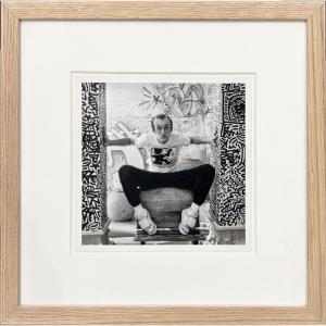 Jeannette Montgomery Barron - Keith Haring - Silver Print - New York - 1985