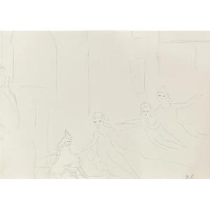 Marie Laurencin - Young Women - Pencil Drawing