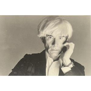 Francisco Scavullo - Andy Warhol - Silver Gelatin Print - 1983