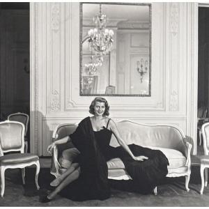 Willy Rizzo - Rita Hayworth At Dior - Silver Gelatin Print - 1950