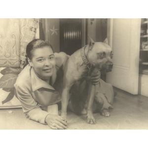 Carl Van Vechten - Billie Holiday And Mister - Silver Gelatin Print - 1949