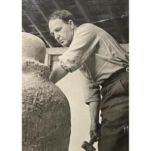 Howard Coster - Henry Moore - Silver Gelatin Print - 1944