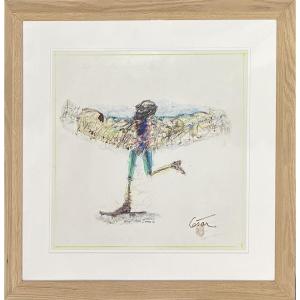 César, César Baldaccini Dit  - Self-portrait As A Hen - Mixed Media And Collage - 1991