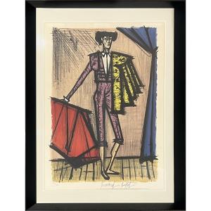 Bernard Buffet - Toreador - Matador - Lithograph On Arches Paper - 1966