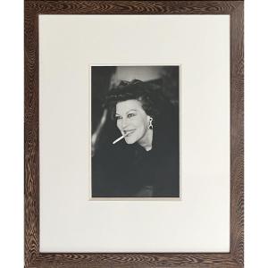 Helmut Newton - Portrait Of Ava Gardner - Silver Gelatin Print - London - 1986