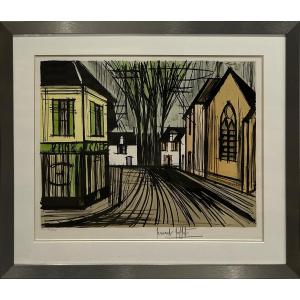 Bernard Buffet - The Street - Lithograph - 1991