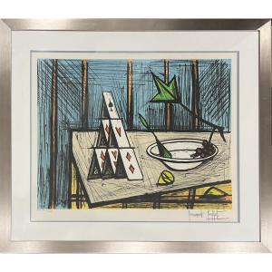 Bernard Buffet - House Of Cards - Lithograph