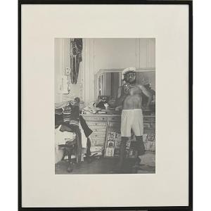 André Villers - Picasso As Popeye - Silver Gelatin Print