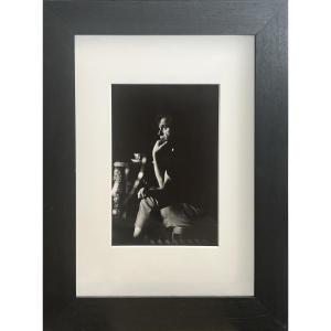 Peter Beard - Portrait Of Francis Bacon, In His Studio, London - Silver Print - 1972