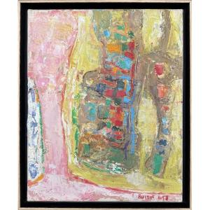 Jean Rustin - Untitled - Oil On Canvas - 1953