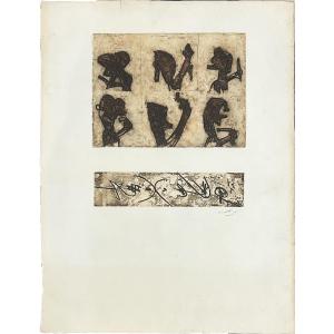 Roberto Matta - Herring - Harangue - Etching And Aquatint - 1965