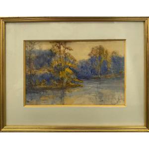 Charles Joly, Dit Montlivault (1835-1897)- Landscape