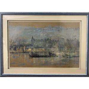 Siebe Johannes Ten Cate (1858-1908) - The Illuminated Docks