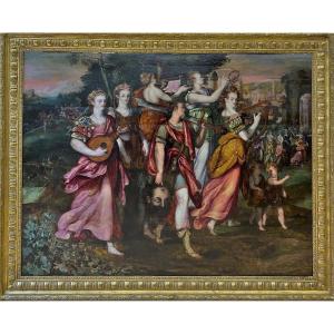 Maarten De Vos (circle), Circa 1570, The Triumph Of David