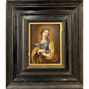 Bolognese School (circa 1700) - Sainte Catherine Of Alexandria