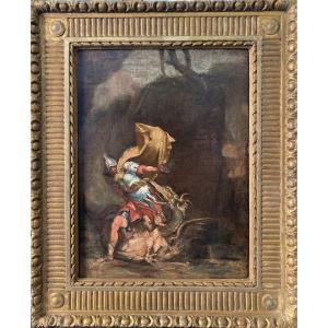 Salvator Rosa (1615-1673) - Jason Slaying The Dragon