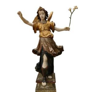 The Angel Gabriel - Ulm School, Circle Of Michel Erhart (circa 1540)
