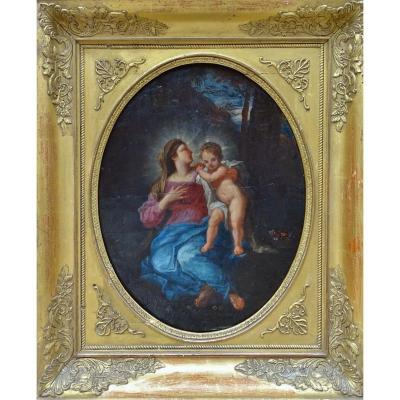 Pierre-jacques Cazes (1676-1754) - Virgin And Child