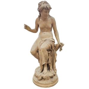 Jean-louis Grégoire (1840-1890) - The Syrinx Nymph