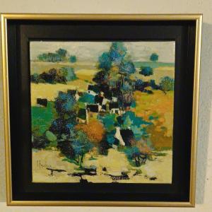 Claude Fauchère Oil On Canvas