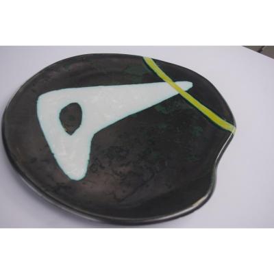Denise & Peter Orlando, Dish In Black And Green Ceramic