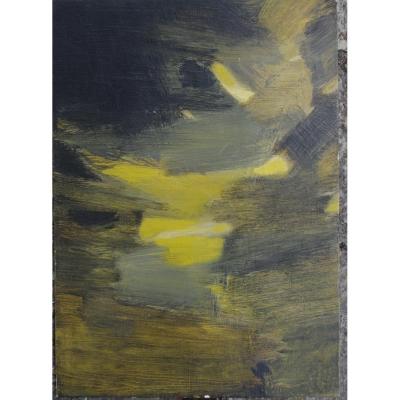 Pierrette Bloch, 1928 2017 Oil On Carton Abstraction The Fifties