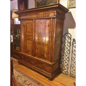 Alsatian Wardrobe, Rhenish Work, 18th Century