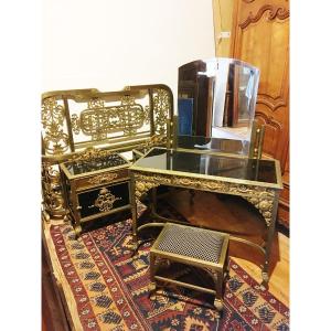Spectacular Solid Brass Bedroom Set 1900 Cent