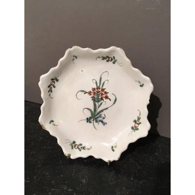 Earthenware Plate From Sinceny 18 Th Century