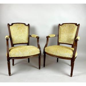 Pair Of Convertible Armchairs