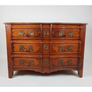 Louis XIV Crossbow Commode In Walnut, 18th