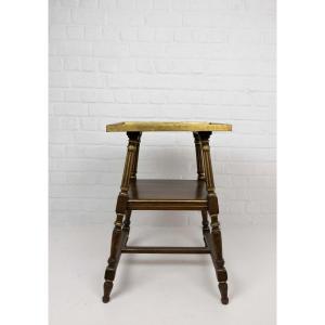 Walnut Pedestal Table
