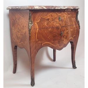 Louis XV Inlaid Commode