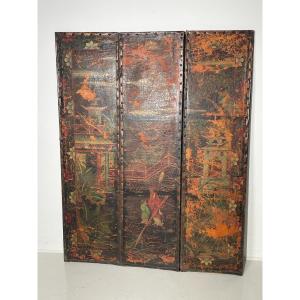 Screen Painted On Leather