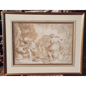 Pen And Wash Drawing, 18th