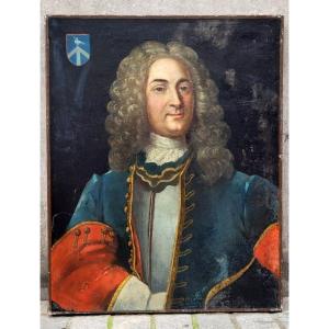 Oil On Marouflé Canvas - Late 18th Century