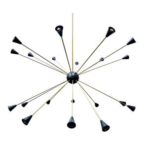 Large Sputnik Chandelier, 1960s